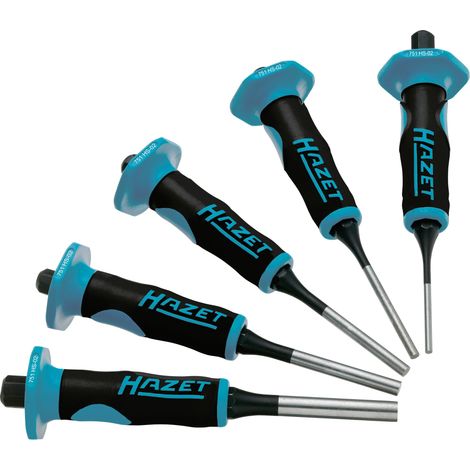 Hazet 751HS5 Juego de punzones negro y azul