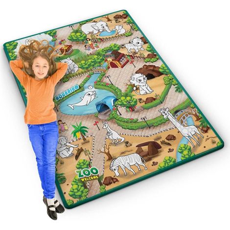 Tapis a dessin colore et flexible 120 x 90 x 03 cm ricokids rk 344