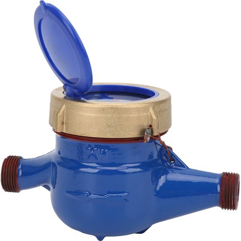 Compteur d'eau domestique étanche LXS20E 1/2 pouce, type à ailes rotatives pour usage résidentiel