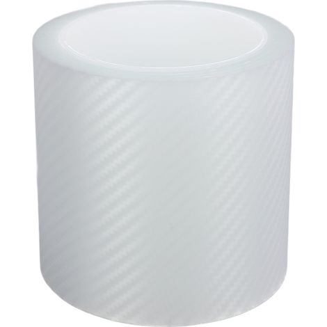 Protezione per il bordo della portiera dell'auto, lunga 4,98 metri e larga 10 cm, effetto fibra di carbonio, antigraffio, impermeabile, tagliabile. (1/5)
