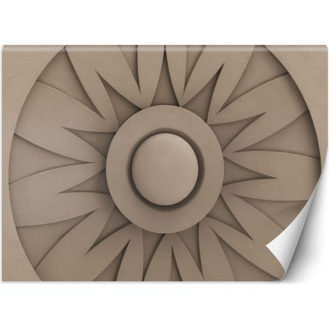 Papier peint Rosette 3D abstraite 150x105 (1/5)