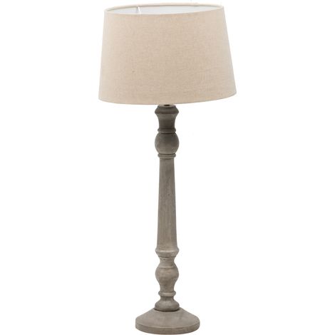 Lampe de table en bois Gotan 47 x 53 x 84 cm