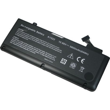 Trade-Shop Premium Li-Polymer Akku 10,8V/11,1V 64Wh ersetzt Apple A1322 020-6547-A 661-5229 661-5391 661-5557 A1278 020-6765-A für MacBook Pro 13"