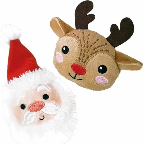 Nobby Katzenspielzeug Xmas Weihnachtsmann und Elch Katzenspielzeug
