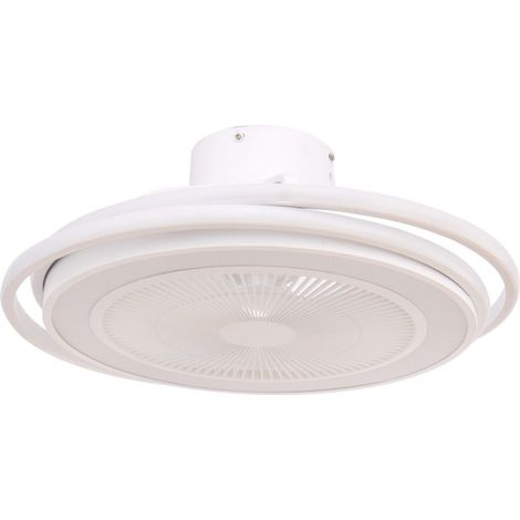 Ventilador de techo LED “Andrea” regulable con control remoto (45W 3CCT 3000lm) IP20 Ø59cm color blanco (1/5)