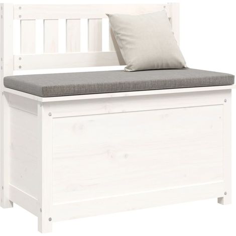 Banco banco 80 x 41 x 77 cm madera maciza de pino blanco 020010718