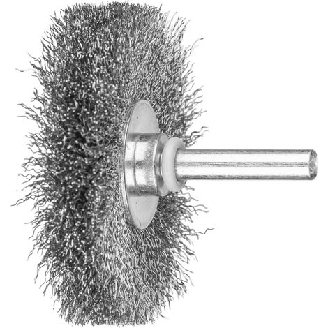 PFERD TOOLS Rundbürste ungezopft RBU Ø60x10mm Schaft-Ø6 mm Stahl-Draht-Ø0,20 10 Stk (1/5)