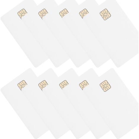 Le système de contrôle de l'hôtel utilise 10 cartes d'accès à puce blanches. (1/5)