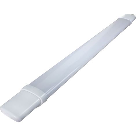 Réglette LED blanche, 9.5W, 900 lumens, IP65, 4000K blanc-neutre, connecteur rapide, garantie 5 ans - Tibelec (1/5)
