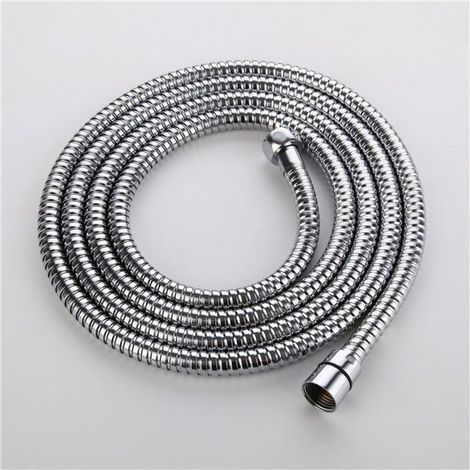 Flexible de douche en acier inoxydable chromé, 2 m (1/5)