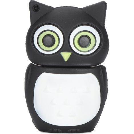 Clé USB 128GB Design Hibou Noir - Stockage Rapide en Gros pour Fichiers - Périphérique Mémoire Amusant (1/5)