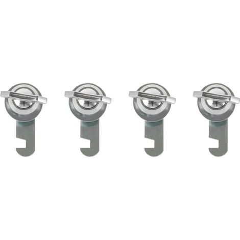 UKCOCO Lot de 8 verrous de porte sans clé pour armoire (1/5)