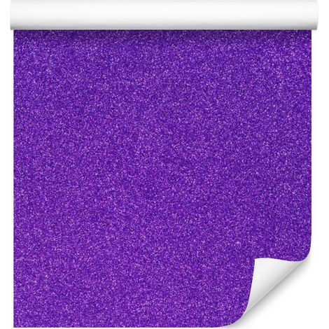 Papel pintado con purpurina, fondo morado, centro morado para salón y dormitorio, 50x1000 cm. (1/5)