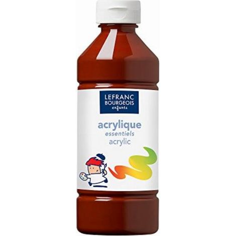 Lefranc Bourgeois Acrilico - Gli Essenziali - 500 ml - Marrone