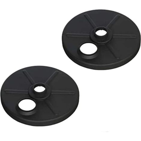 Cache Poussiere Roue Tondeuse Gazon Compatible Sears Husqvarna AYP Poulan Noir 532189403 (1/4)