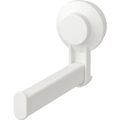GDHZS- Porte-rouleau de papier toilette avec ventouse, blanc (1/4)