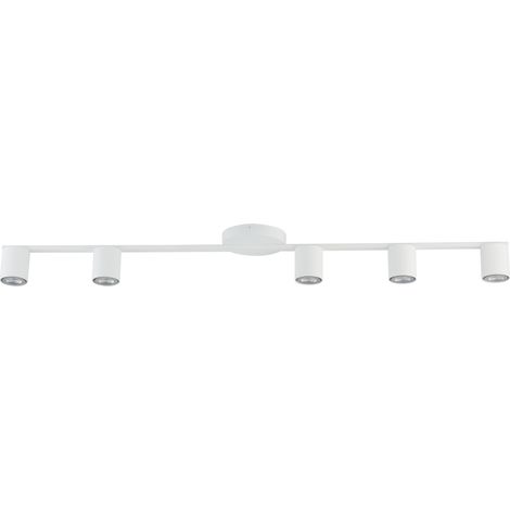 Plafonnier moderne blanc 5 spots GU10 25W Sigma Sky (1/4)