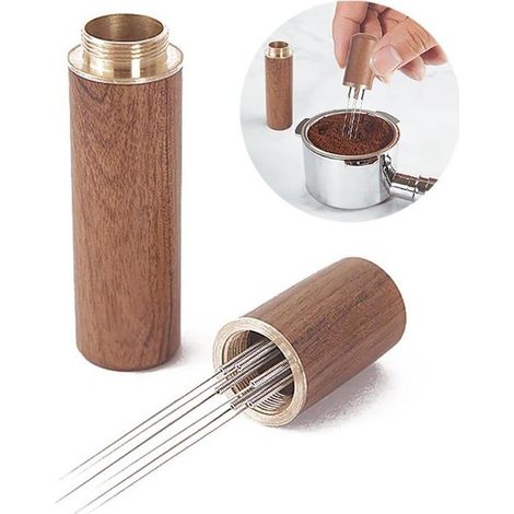 Outil de Distribution pour Expresso avec 6 Aiguilles Fines, Aiguille à Café Presso, Accessoires de Café, Expresso (1/5)