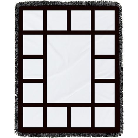 Couverture vierge à sublimer pour papa avec 1/9/15/20 panneaux imprimables, flanelle peluche ultra douce 330 g/m², couverture photo personnalisée par sublimation (Meilleur papa du monde, 8 panneaux, 1 (1/5)