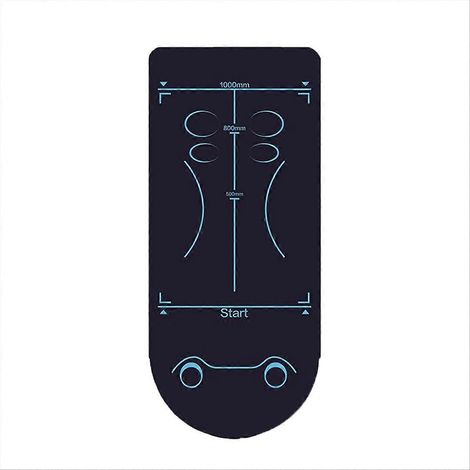 Tapis de yoga antidérapant à roulettes pour Pilates et musculation, tapis de massage abdominal et genoux, 150 x 60 cm (1/5)