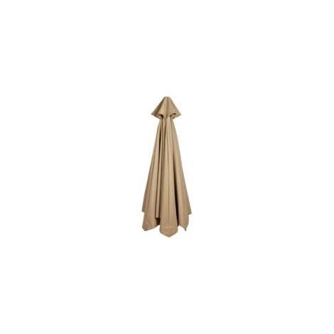 Pare-soleil extérieur, imperméable et résistant aux UV, toile de remplacement pour parasol de terrasse, sans armature, tan, pour parasol style 3m, 8 baleines