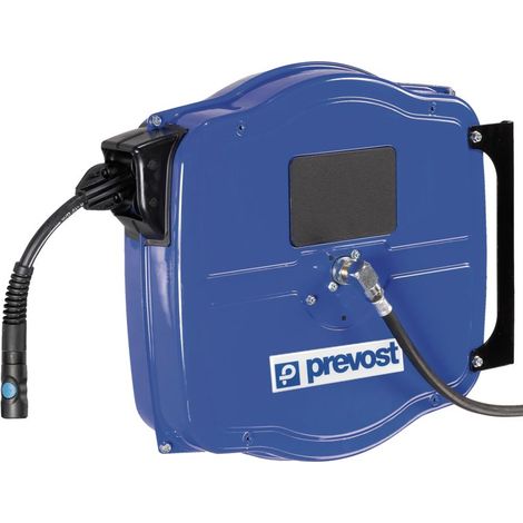 Enrouleur pneumatique PREVOST Montage mural - Ressort de rappel 10mm - 15m - G 3/8" femelle ( Prix pour 1 )