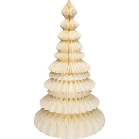 Albero di natale in carta kami écru, altezza 180 cm - Feeric lights & christmas (1/4)