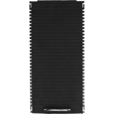 Cache-gobelet coulissant pour console centrale A20468076079051 de remplacement pour Mercedes-Benz W204 W212 (noir) (1/5)