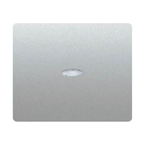 Schalter, Schalter oder Kreuztaste mit leuchtendem ALUMINIUM MERCURIO BJC IRIS 18705-MAL