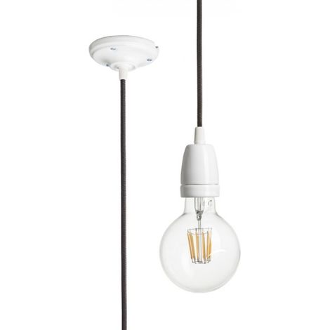 Kabel FABIO für Deckenleuchte Serie Hängeleuchte schwarz Porzellan 230V E27 42W