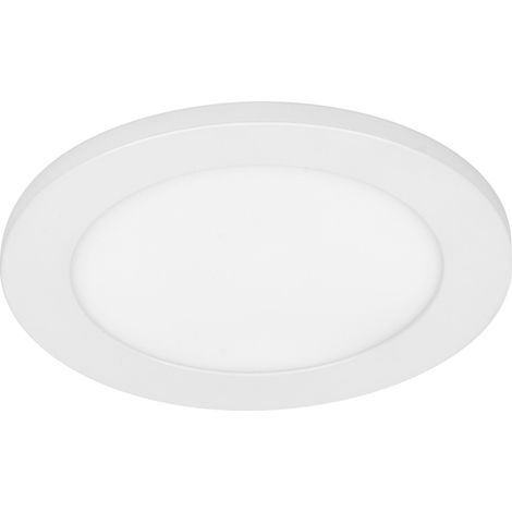 Essential LED Downlight Side-Mainlight 175 mm 18 W, spot encastré blanc chaud 3 000 K, aluminium blanc