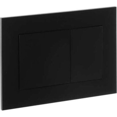 WC Betätigungsplatte TECEnow 9240407 schwarz matt Zweimengentechnik-Kompatibles Produkt