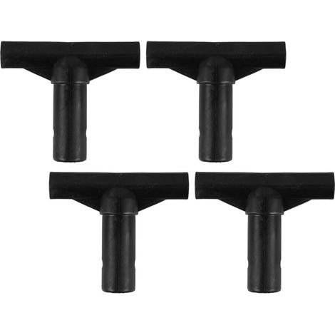 Repuestos para trampolines: 4 manguitos en T para postes, conectores de tubo de fibra, accesorios para la instalación y reparación de trampolines. (1/5)