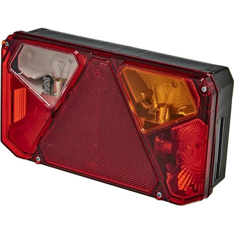 Luz trasera combinada, derecha, rectangular, 12/24 V, 5 pines, Kramp LA40908 (1/5)