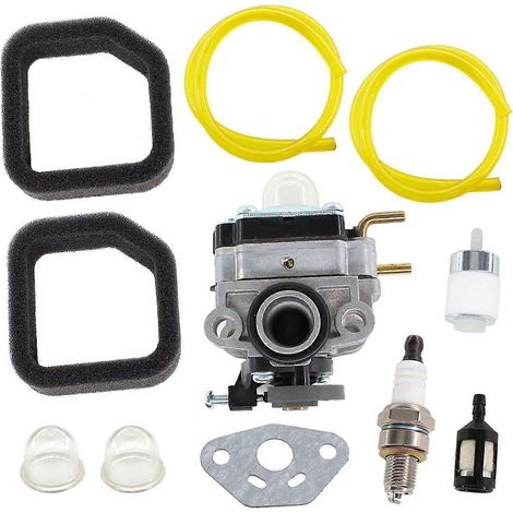 Kit de conduite de carburant pour carburateur de coupe-bordures Homelite 26 cm³, carburateur n° 309375009, UT33650, UT33650B, UT26SSEMC, filtre à air pour carburateur 26 cm³. (1/5)