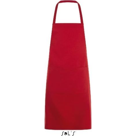 Tablier - UNIQUE - Gramercy - Rouge - Polycoton - 190 g/m²
