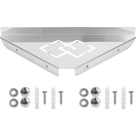 Organisateur de support d'angle de douche d'étagère de stockage triangulaire d'acier inoxydable pour le Type de poinçonnage d'hôtel à la maison (1/5)