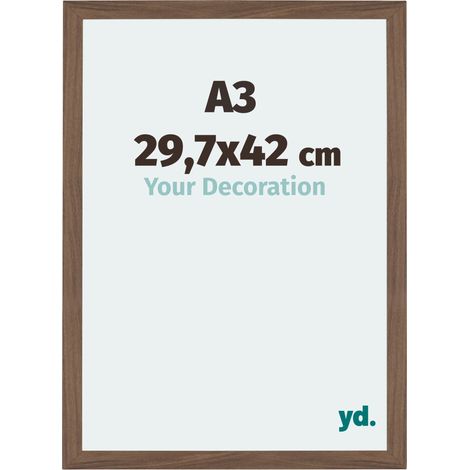yd. - Cadre photo A3 29.7x42 - Noyer Fonce - MDF - Mura (1/5)