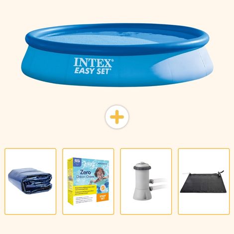 Intex Piscine Easy Set Ronde - 396x84 cm - 5-pièces SCB11 (1/5)