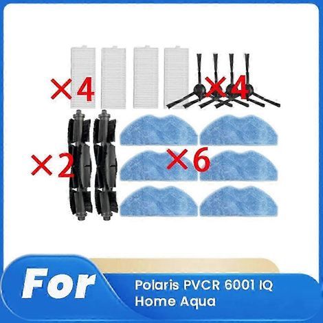 Accessoires compatibles avec l'aspirateur robot d'aquarium domestique Polaris PVCR 6001 IQ : pièces de rechange, brosse principale, serpillière, filtre RK (1/5)
