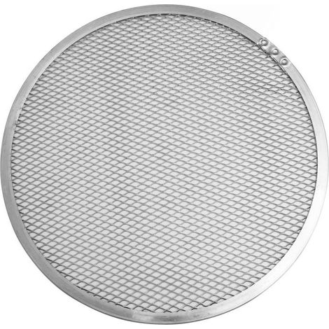 Plaque à pizza surgelée perforée en alu 33 cm FM Professional