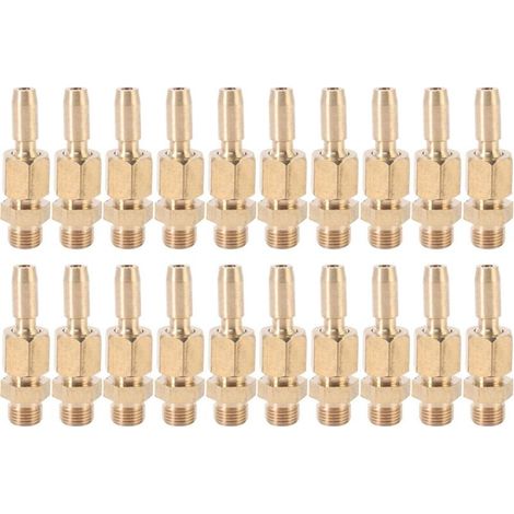Lot de 20 buses d'eau en laiton DN6 1/8" - Buses (1/4)