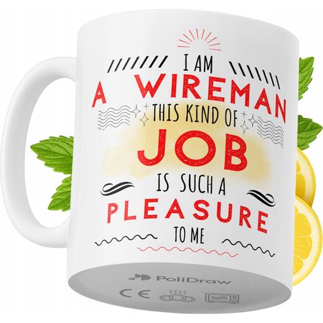 Mug humoristique pour électricien, avec un texte amusant et un design graphique original. Idéal pour les anniversaires, les fêtes et les occasions spéciales. Mug premium pour la maison, le bureau et l (1/5)