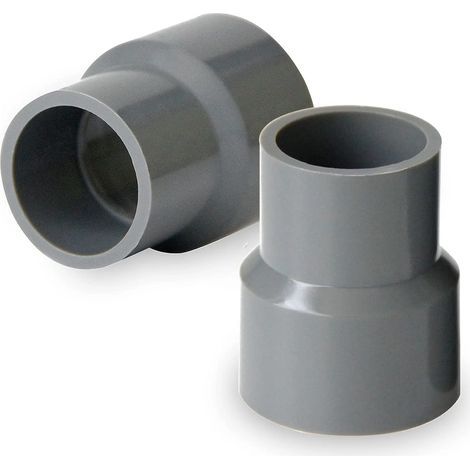 Tinor – Raccord pour gouttière en PVC 50 x 40 mm – Résistant aux UV et chocs – Installation facile par collage – Pour drainage et évacuation (1/5)