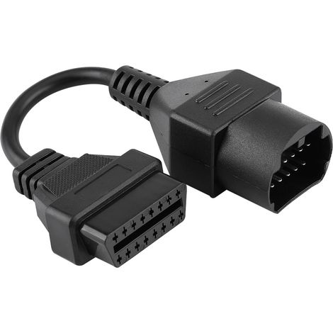 Adaptateur OBD2 17 vers 16 broches, câble diagnostic pour Mazda, connecteur scanner, outil de test automobile, compatible véhicules Mazda. (1/5)