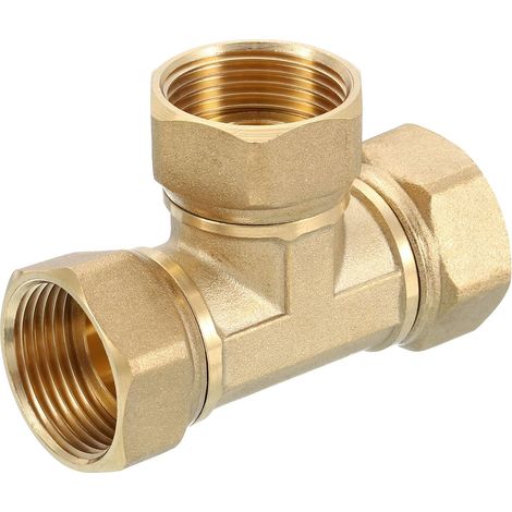 1 Raccord en T Laiton Filetage 3/4 Npt Femelle Pivotant Plomberie Climatisation Réfrigération (1/5)