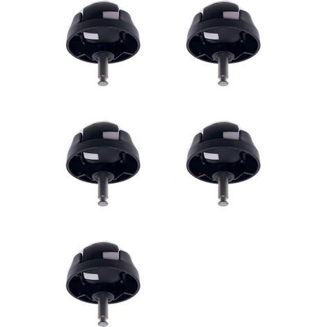 Lot de 5 roues universelles pour aspirateurs robots Anker Eufy Robovac 11S, 30, 30C, 15C, 12, 25C et 35C - Pièces de rechange (1/5)
