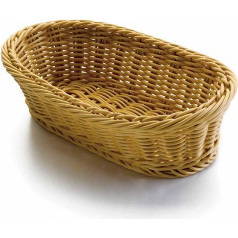 Corbeille à Pain - - 63482 - Ovale 28x16x8 cm - Polypropylène - Beige