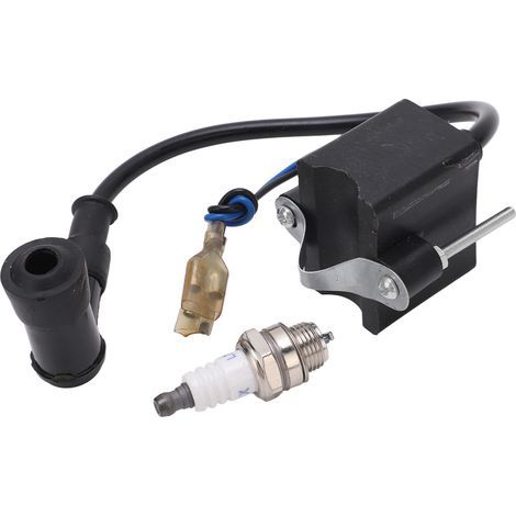 Bougie d'allumage Bobine CDI pour moteur 2 temps 49cc 50cc 60cc 66cc 70cc 80cc vélo motorisé (1/5)