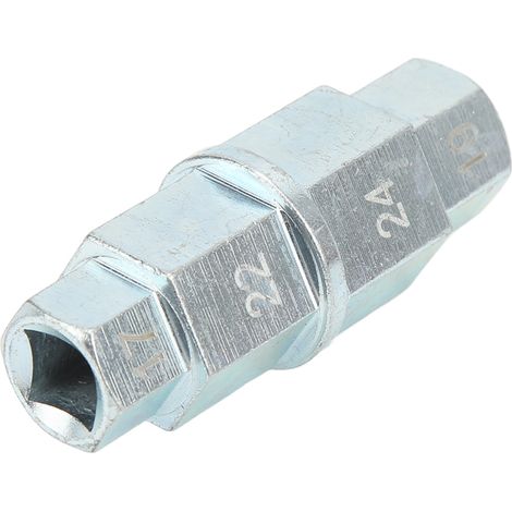 Adaptateur Axe Hexagone Moto - Douille Avant ABS 17mm/19mm/22mm/24mm pour Roues Vélo (1/5)